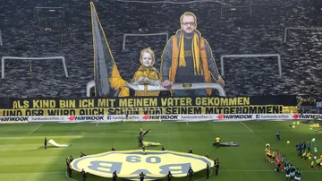 El tifo del Borussia Dortmund