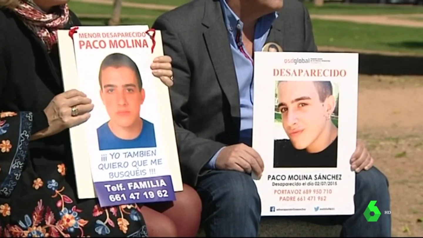 Esperanza en el caso de Paco Molina: encuentran nuevas pistas del joven de 16 años desaparecido en 2015 Esperanza en el caso de Paco Molina: encuentran nuevas pistas del joven de 16 años desaparecido en 2015