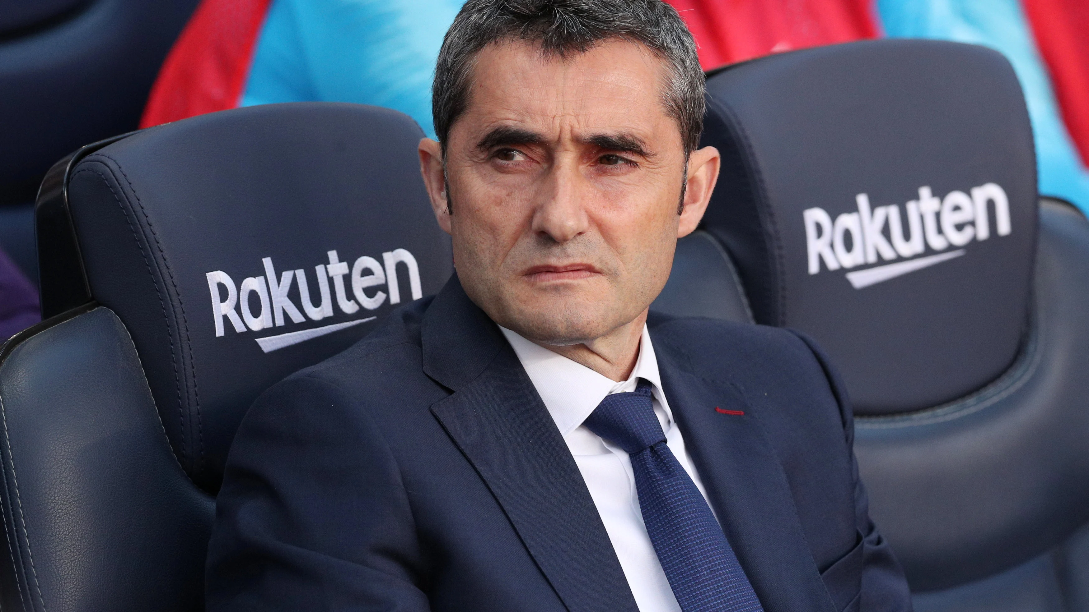 Ernesto Valverde, entrenador del Barcelona