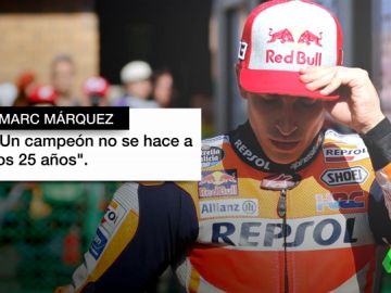 Márquez y Rossi hablan tras la muerte de Marcos Garrido: "Un campeón no se hace a los 25 años" Márquez y Rossi hablan tras la muerte de Marcos Garrido: "Un campeón no se hace a los 25 años"