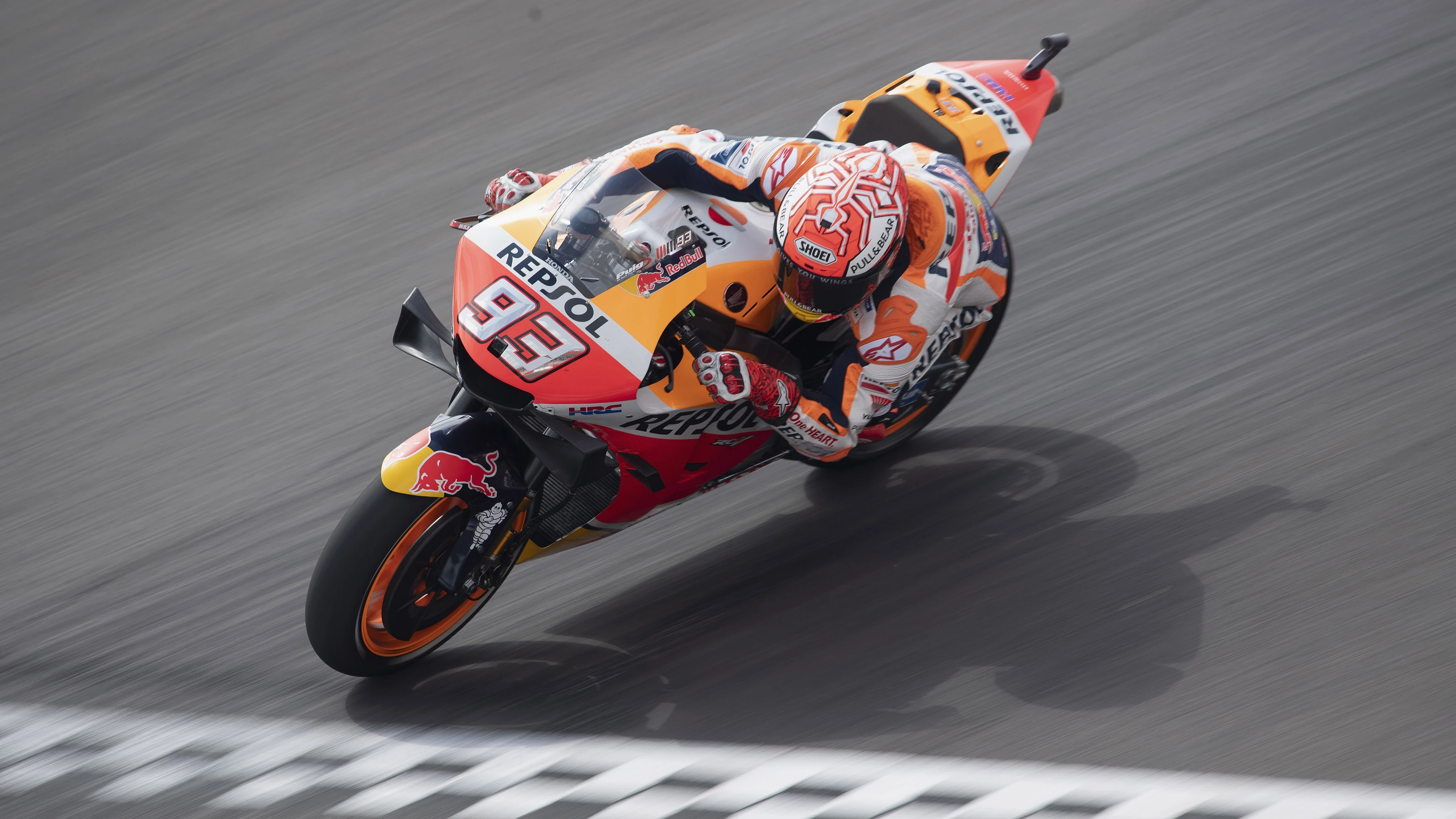 Márquez, durante la clasificación del GP de Argentina