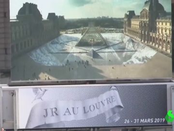 Ilusión óptica del Louvre Ilusión óptica del Louvre