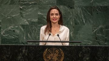 Angelina Jolie en la cumbre de las Naciones Unidas