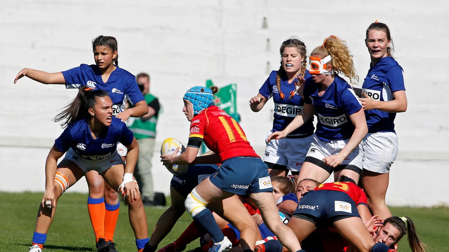 Momento de la final del campeonato de Europa femenino entre España y Países Bajos Momento de la final del campeonato de Europa femenino entre España y Países Bajos