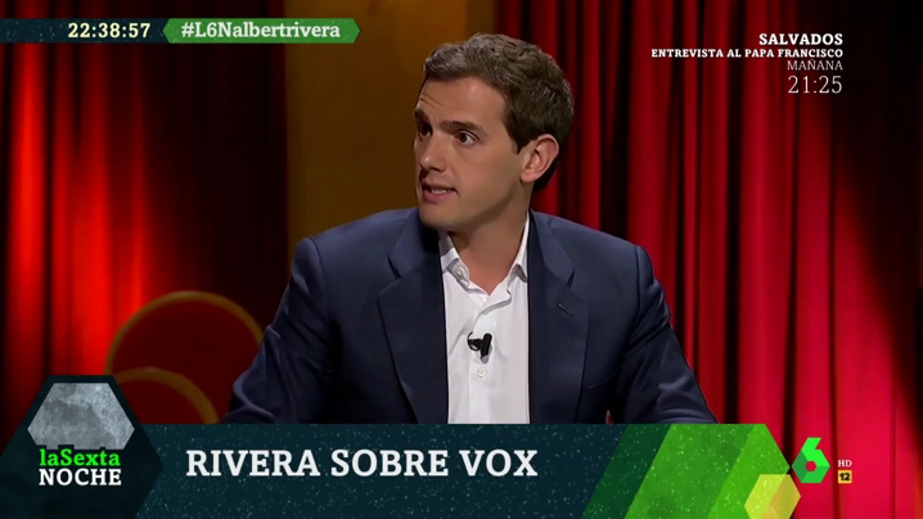 Albert Rivera apuesta por gobernar con el PP sin Vox: "Es más sensato un Gobierno estable que un tripartito"
