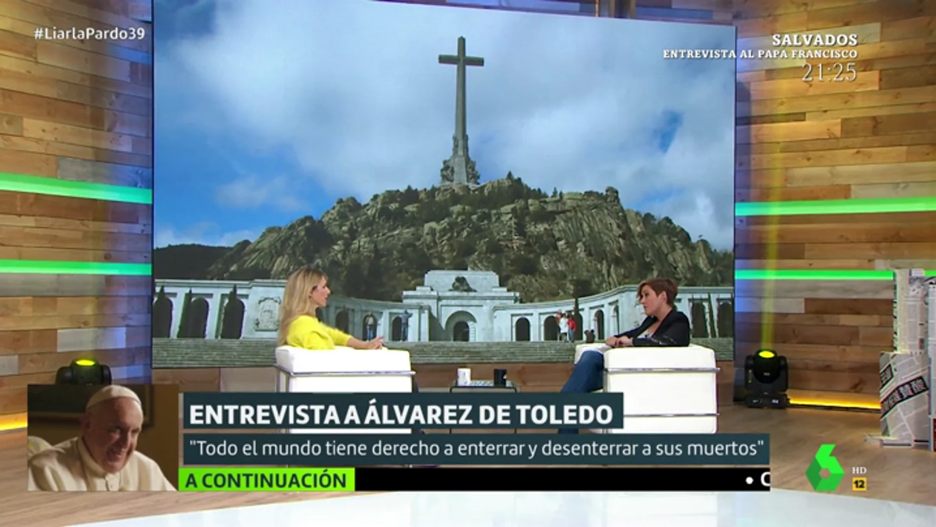 Cayetana Álvarez de Toledo: "El Valle de los Caídos es un sitio estéticamente adecuado para que Franco esté allí"