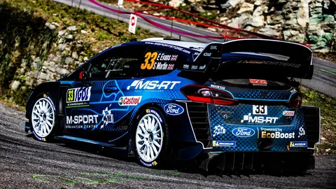 Elfyn Evans pinchaba en la Power Stage. Elfyn Evans pinchaba en la Power Stage.