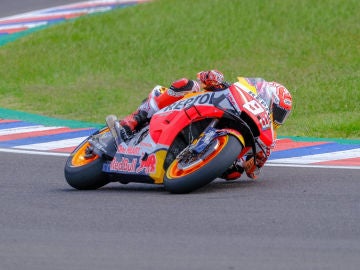 Marc Márquez, durante el GP de Argentina Marc Márquez, durante el GP de Argentina