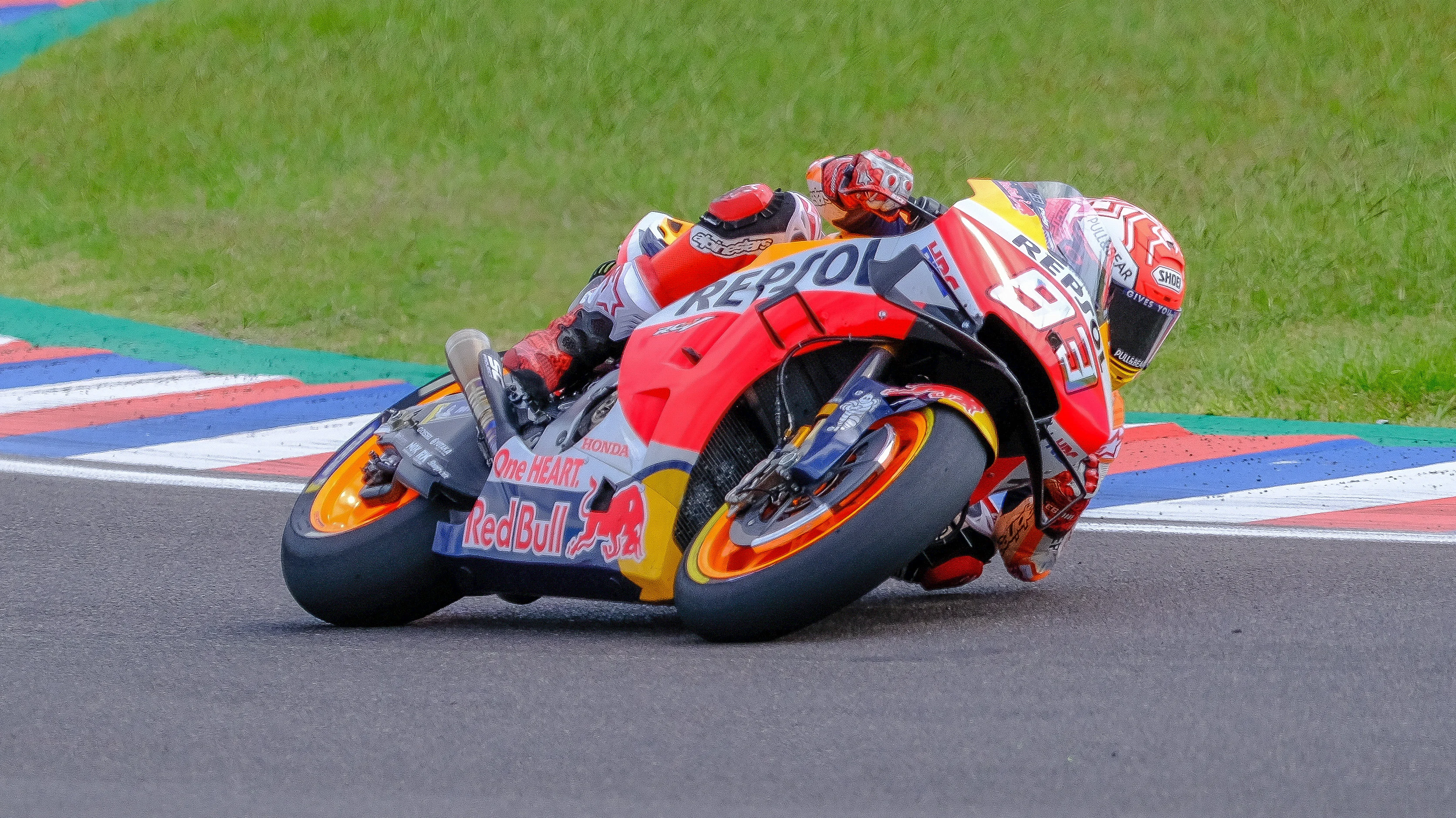 Marc Márquez, durante el GP de Argentina