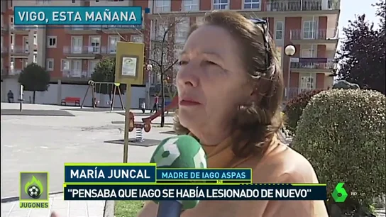 Hablamos con la madre de Iago Aspas tras su calvario de lesiones Hablamos con la madre de Iago Aspas tras su calvario de lesiones