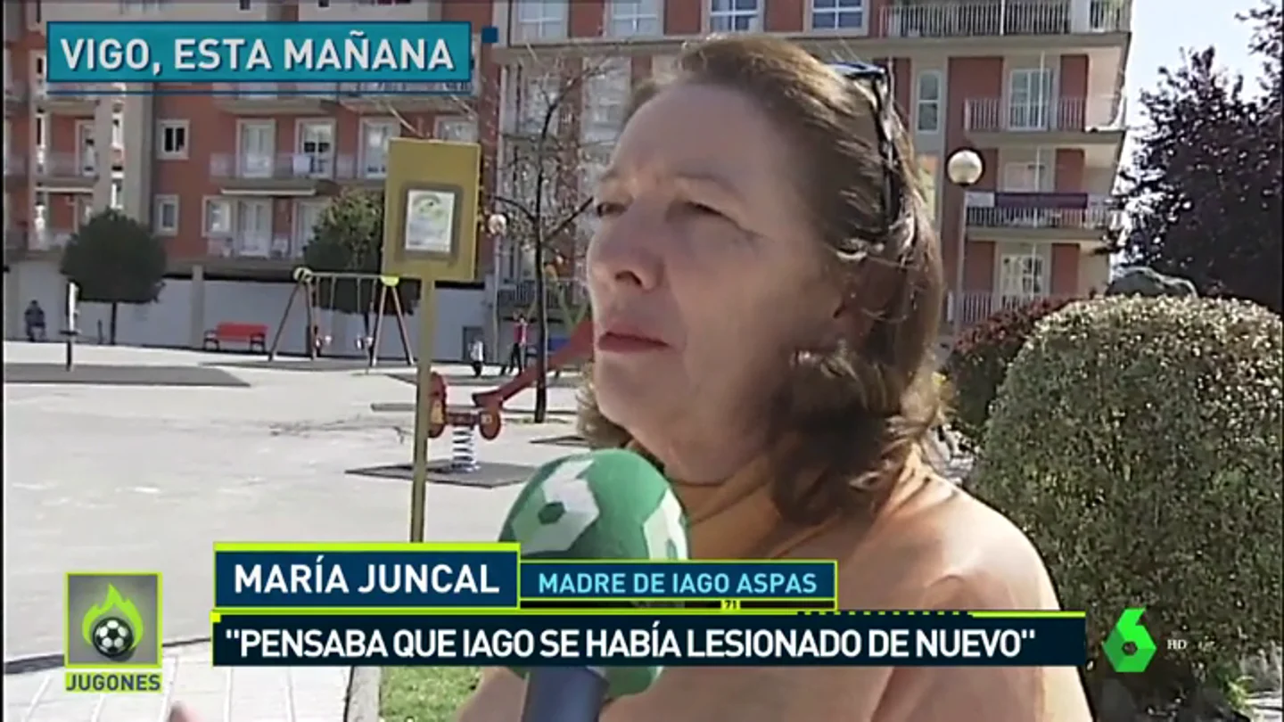 Hablamos con la madre de Iago Aspas tras su calvario de lesiones Hablamos con la madre de Iago Aspas tras su calvario de lesiones
