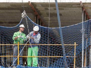 Trabajadores en una obra Trabajadores en una obra
