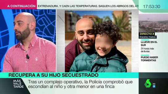 Habla el padre de Samuel, el pequeño secuestrado por su madre: "Estoy sorprendido, es un niño muy abierto y cariñoso" Habla el padre de Samuel, el pequeño secuestrado por su madre: "Estoy sorprendido, es un niño muy abierto y cariñoso"
