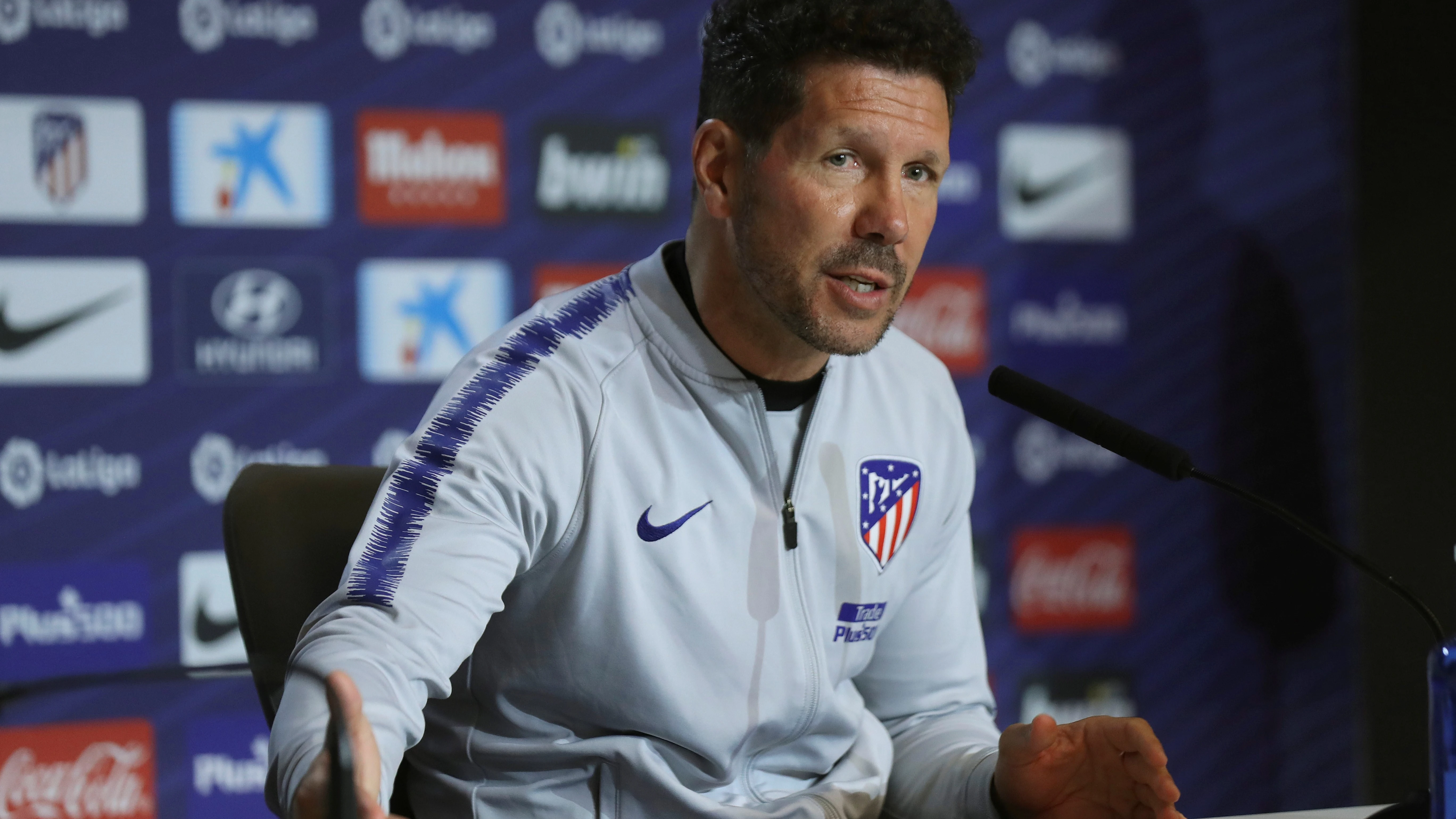 Simeone, en rueda de prensa