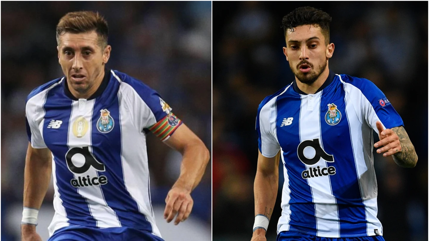 Héctor Herrera y Álex Telles, en un partido con el Oporto Héctor Herrera y Álex Telles, en un partido con el Oporto