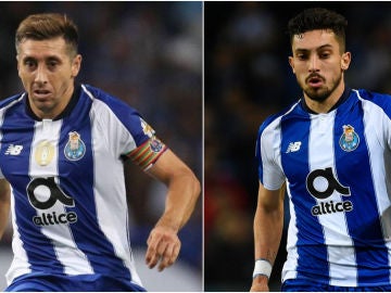 Héctor Herrera y Álex Telles, en un partido con el Oporto Héctor Herrera y Álex Telles, en un partido con el Oporto