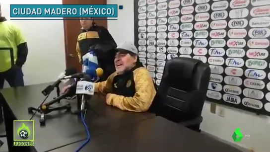 Maradona dedica el triunfo de Dorados a Maduro: "¡A nosotros no nos compra!" Maradona dedica el triunfo de Dorados a Maduro: "¡A nosotros no nos compra!"