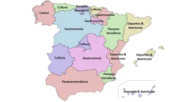 El mapa del ocio en España