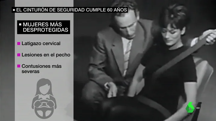 Se cumplen 60 años del cinturón de seguridad en los coches: el 24% de los fallecidos en las carreteras no lo llevaba puesto