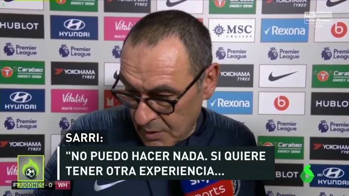 Sarri da por perdido a Hazard