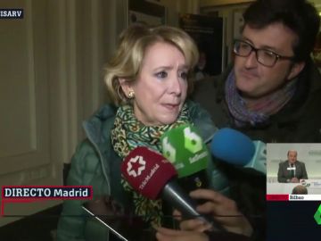 Esperanza Aguirre: "Bildu son unos asesinos. Otegi tiene las manos manchadas de sangre" Esperanza Aguirre: "Bildu son unos asesinos. Otegi tiene las manos manchadas de sangre"