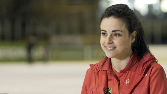 Sara Hurtado danza sobre hielo Sara Hurtado danza sobre hielo