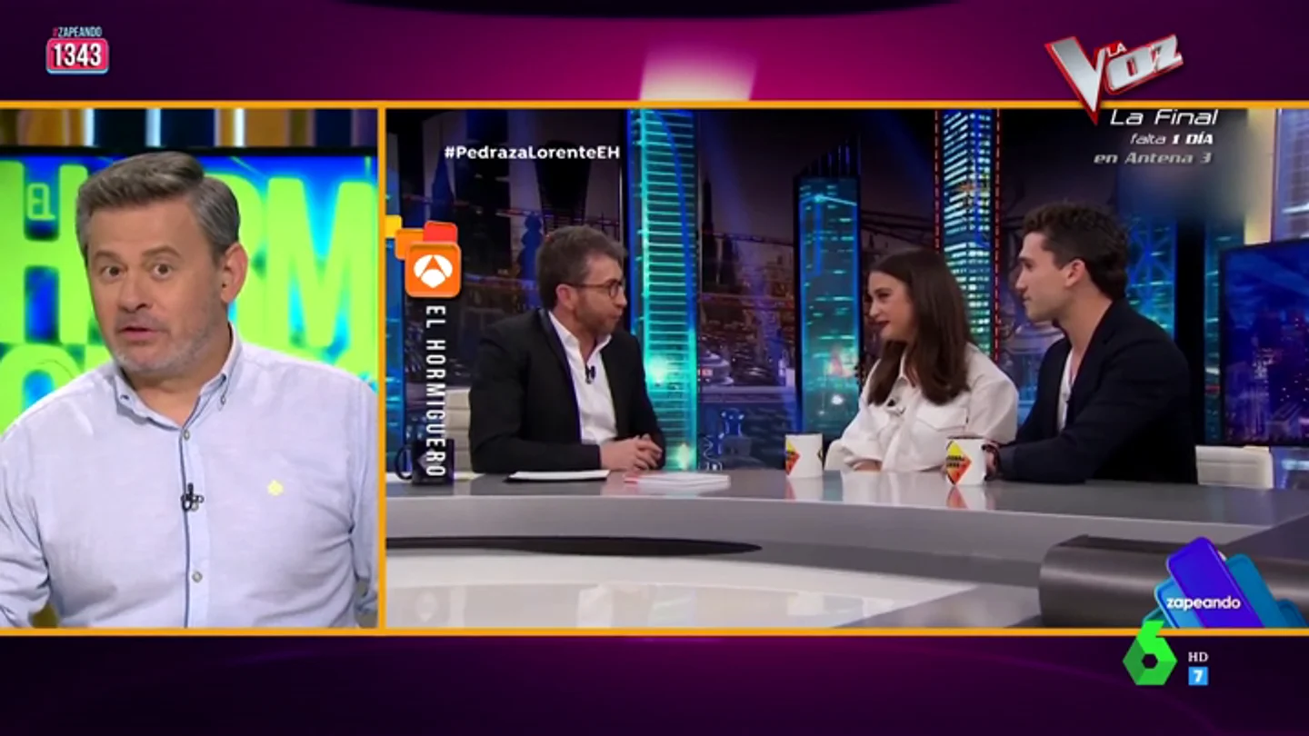 El 'troleo' de María Pedraza y Jaime Lorente a Pablo Motos: "Ahora que lo hemos dejado está feo contarte cómo nos conocimos" El 'troleo' de María Pedraza y Jaime Lorente a Pablo Motos: "Ahora que lo hemos dejado está feo contarte cómo nos conocimos"