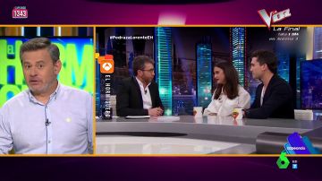 El 'troleo' de María Pedraza y Jaime Lorente a Pablo Motos: "Ahora que lo hemos dejado está feo contarte cómo nos conocimos"