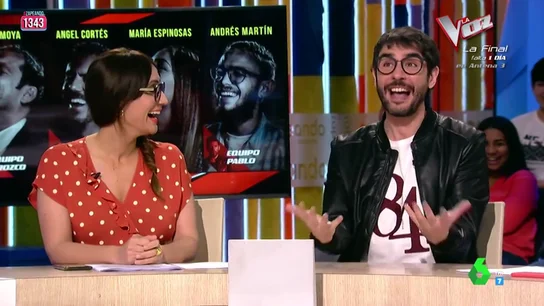 La imitación de Juanra Bonet a Ana Morgade que provoca las risas de todos los Zapeadores La imitación de Juanra Bonet a Ana Morgade que provoca las risas de todos los Zapeadores