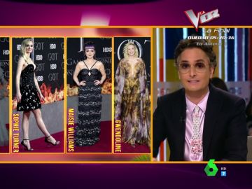 Josie repasa los looks de la alfombra roja de 'Juego de Tronos': "No tienen desperdicio, es muy fuerte lo que ves aquí" Josie repasa los looks de la alfombra roja de 'Juego de Tronos': "No tienen desperdicio, es muy fuerte lo que ves aquí"
