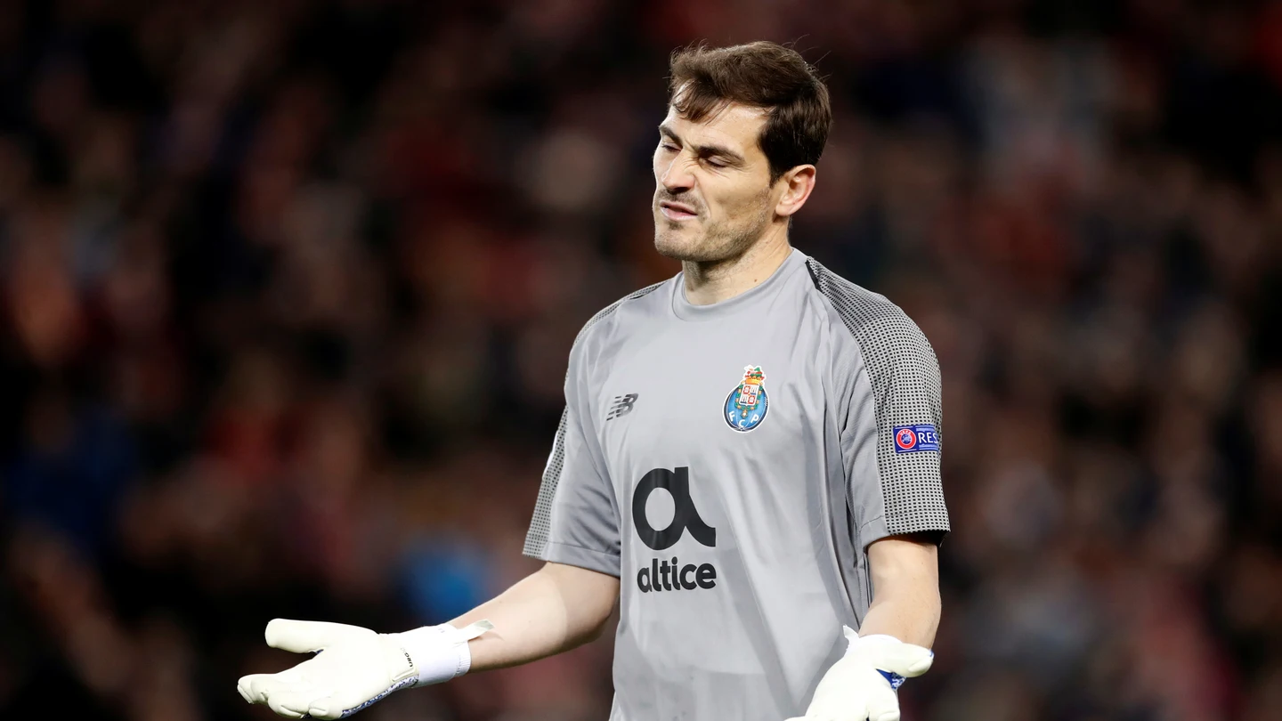 Iker Casillas, durante el partido contra el Liverpool Iker Casillas, durante el partido contra el Liverpool