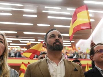 El líder de Vox Santiago Abascal en un acto en Córdoba El líder de Vox Santiago Abascal en un acto en Córdoba