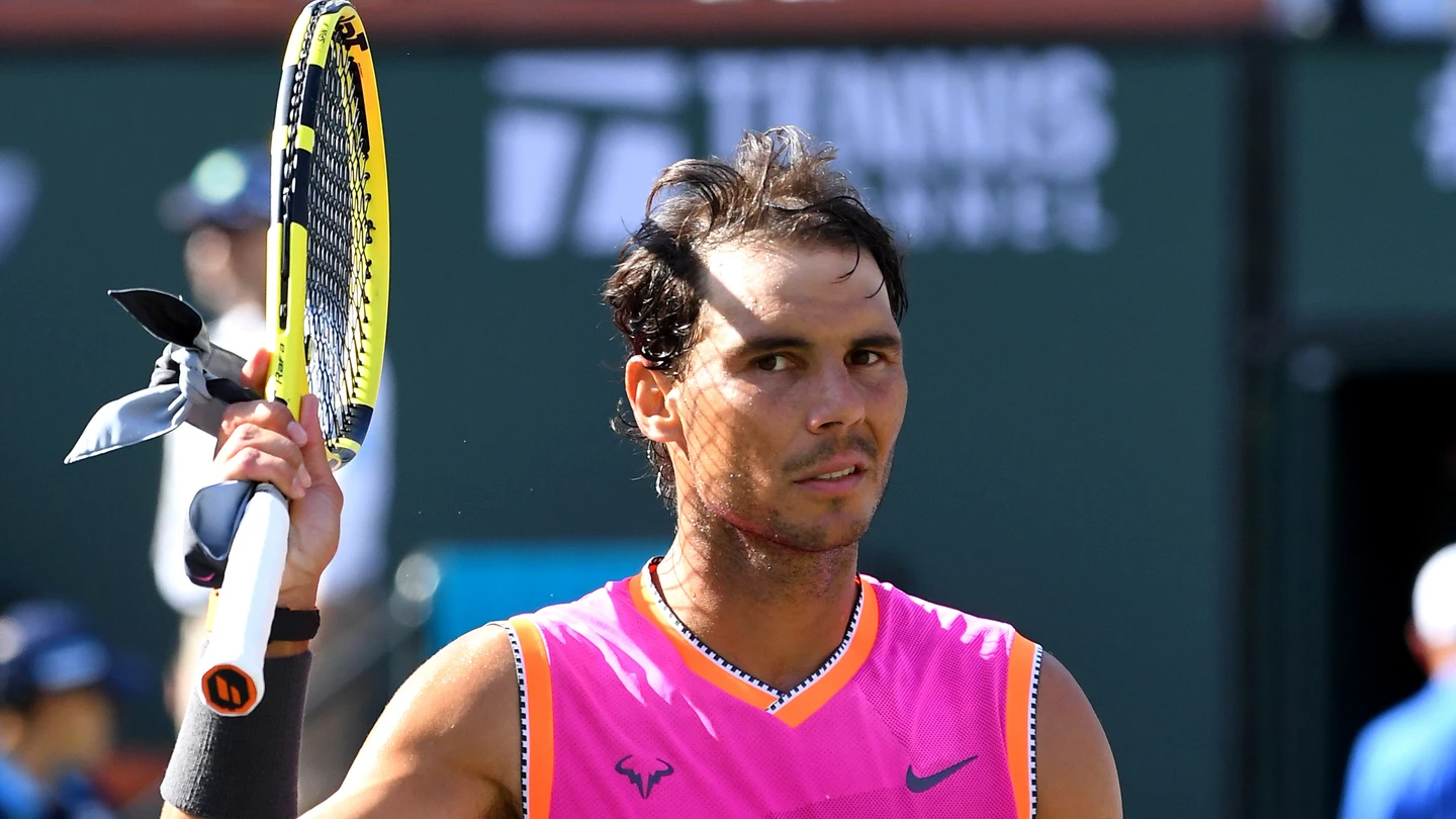 Rafa Nadal, tras un partido Rafa Nadal, tras un partido