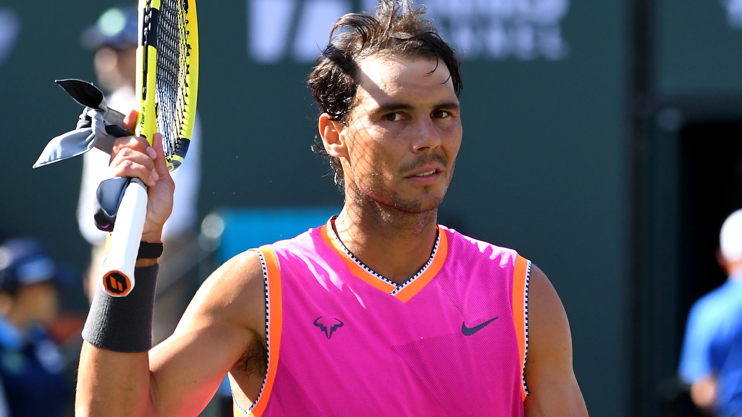 Rafa Nadal, tras un partido