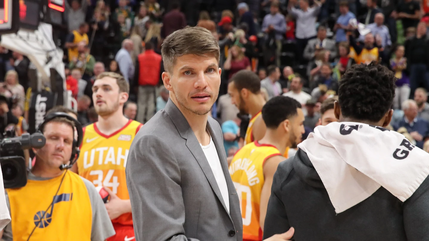Kyle Korver, jugador de los Utah Jazz Kyle Korver, jugador de los Utah Jazz