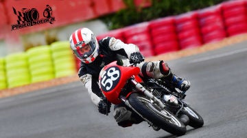 Francisco Javier Ruiz Amoza, durante una carrera