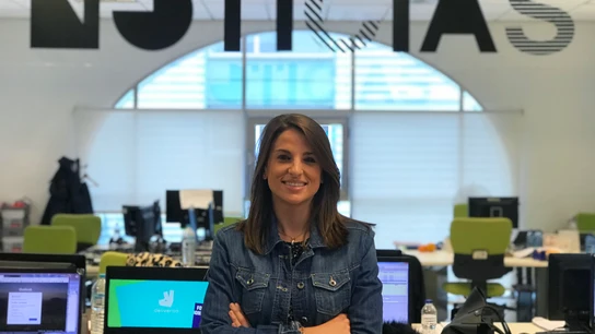 Ángela Vera, en la caravana electoral de Vox Ángela Vera, en la caravana electoral de Vox