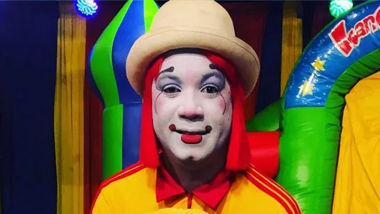 Kelvin Francisco Núñez Morel, disfrazado del payaso 'Kanqui' Kelvin Francisco Núñez Morel, disfrazado del payaso 'Kanqui'