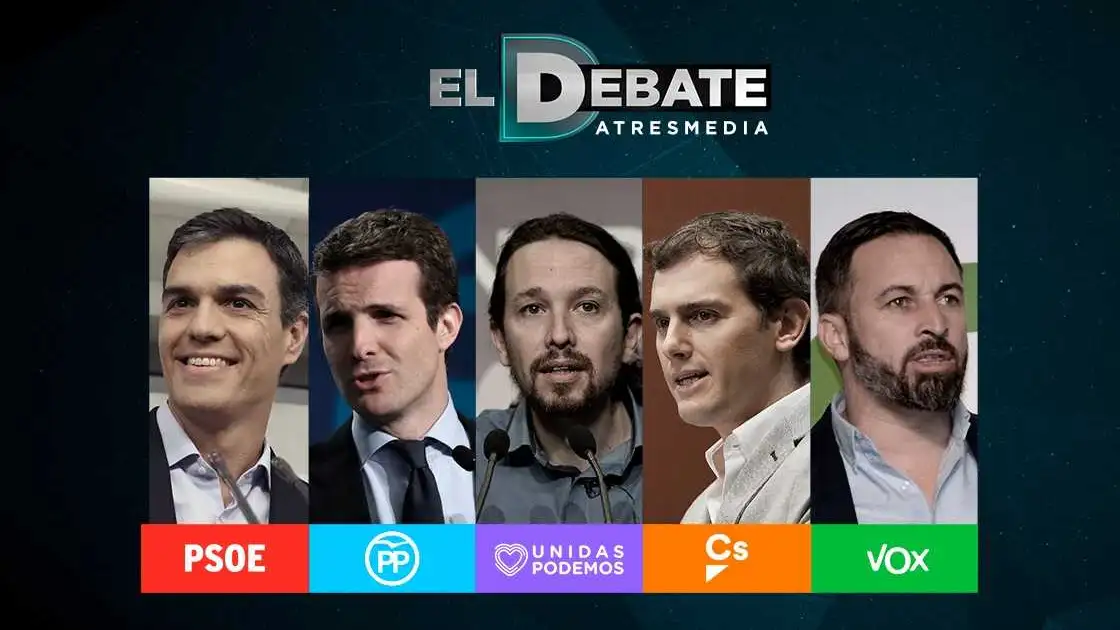 Los candidatos debaten en Atresmedia