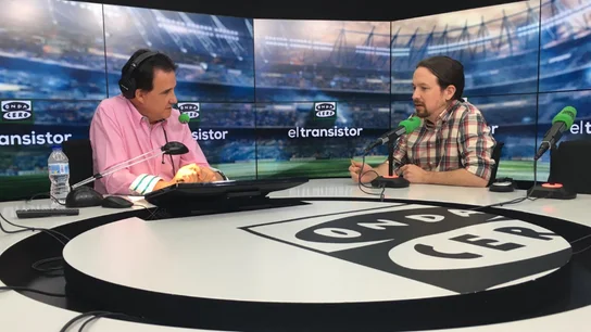 José Ramón de la Morena entrevista a Pablo Iglesias. José Ramón de la Morena entrevista a Pablo Iglesias.