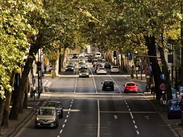 Tráfico en ciudad Tráfico en ciudad