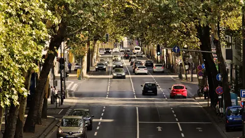 Tráfico en ciudad Tráfico en ciudad