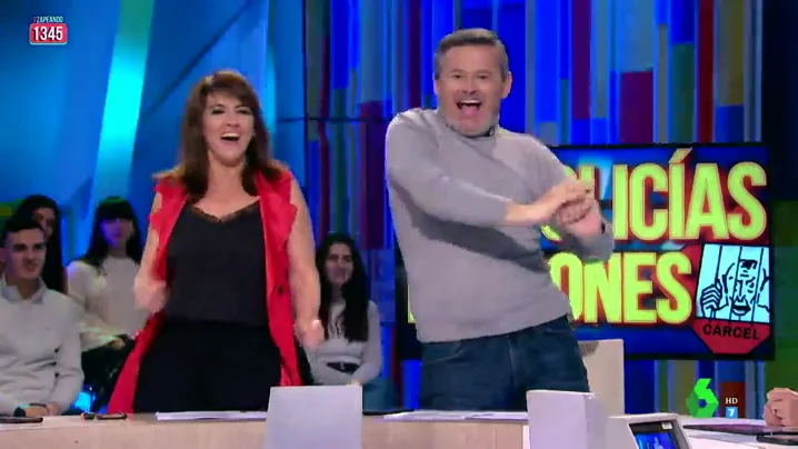 Llum Barrera y Miki Nadal se arrancan a bailar al ritmo de 'Uptown Funk'