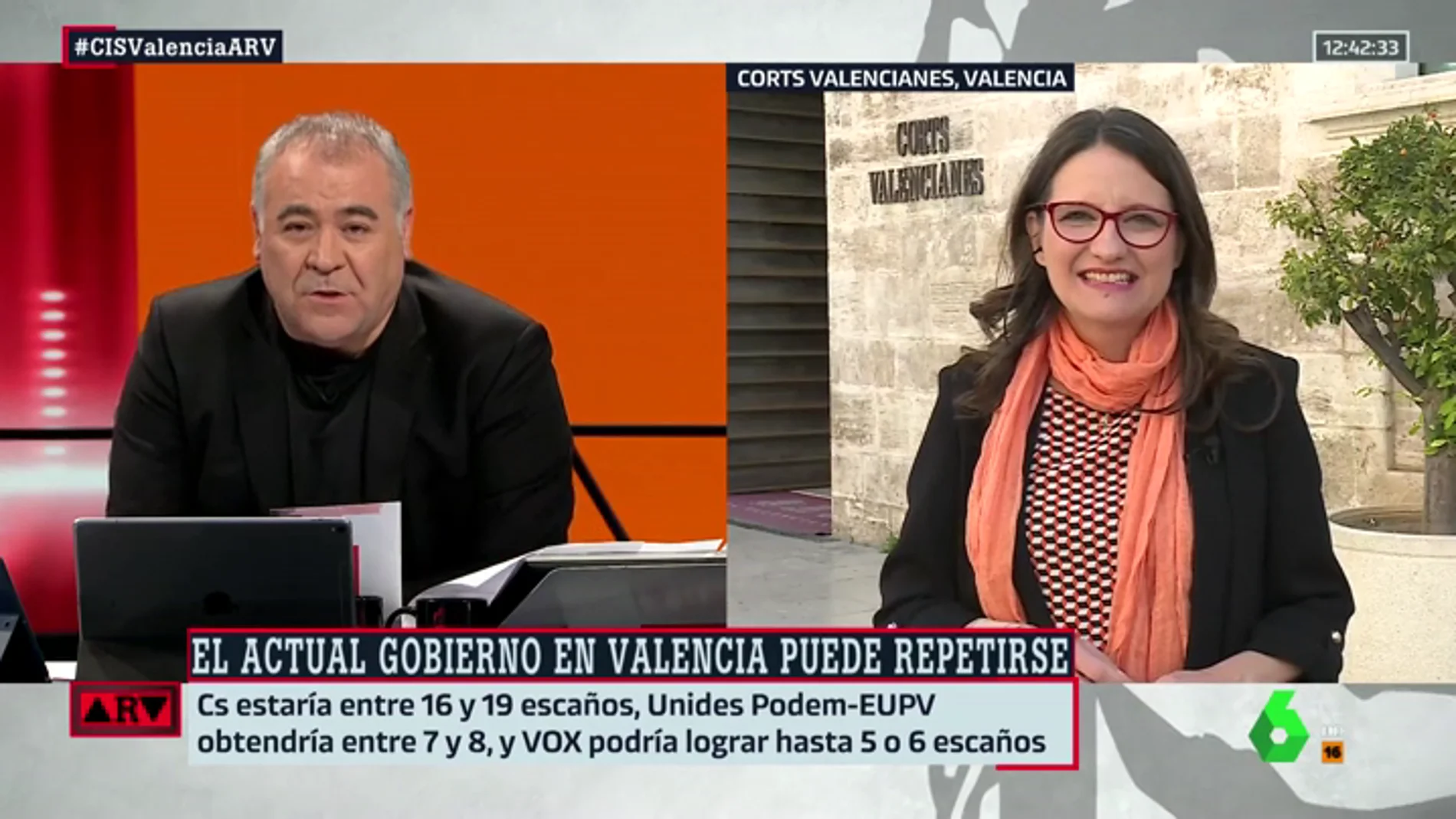 La vicepresidenta de la Comunitat Valenciana, Mónica Oltra