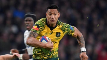 Israel Folau, durante un partido