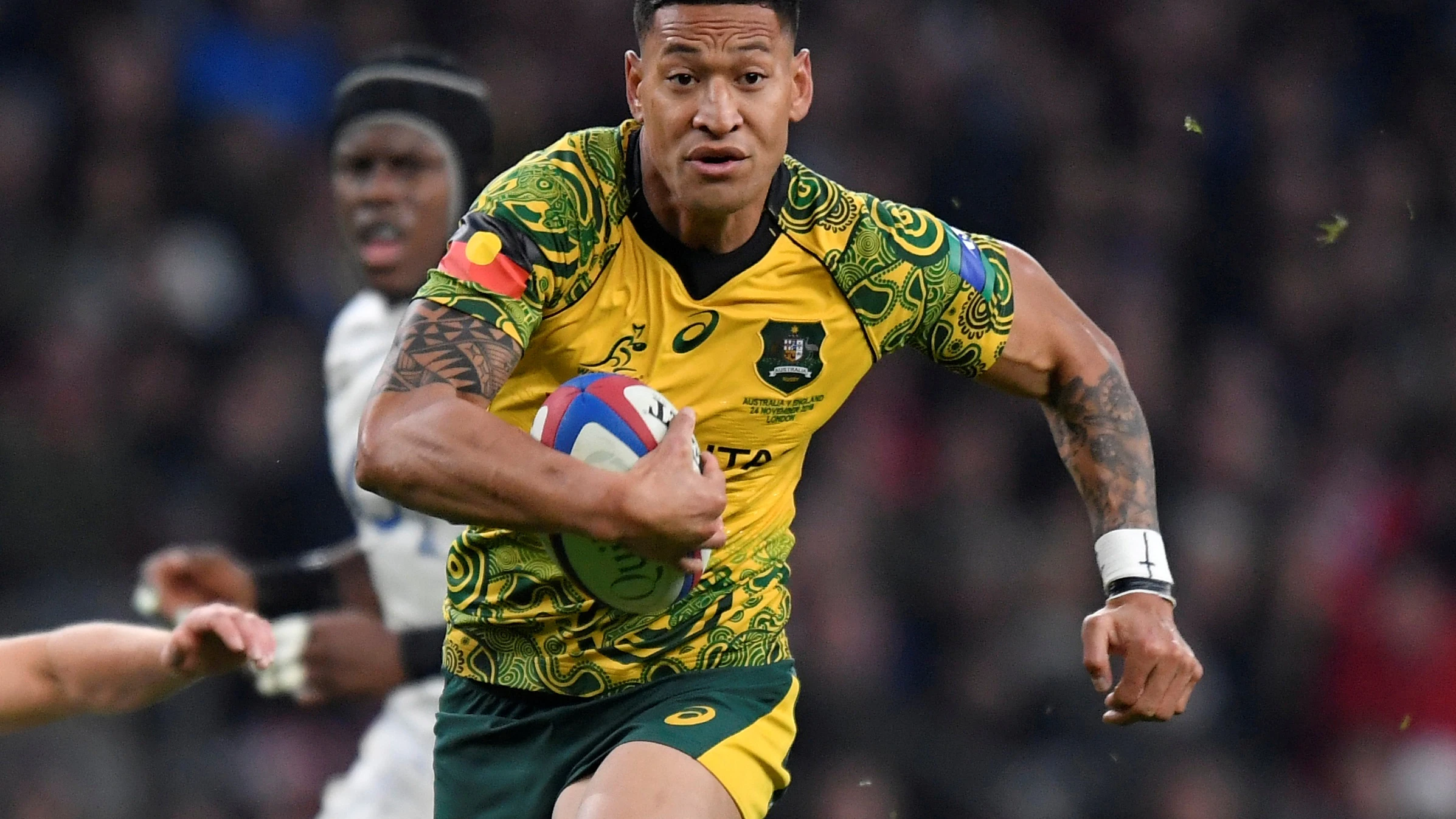 Israel Folau, durante un partido