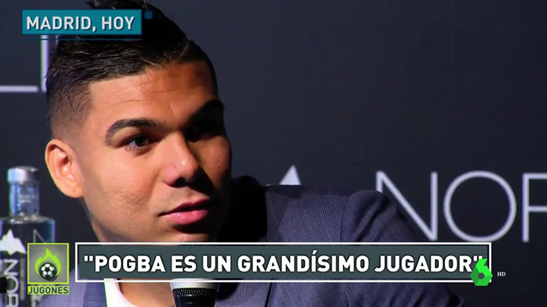 Casemiro: "¿Pogba y Hazard? los grandes jugadores siempre son bienvenidos en el Real Madrid"