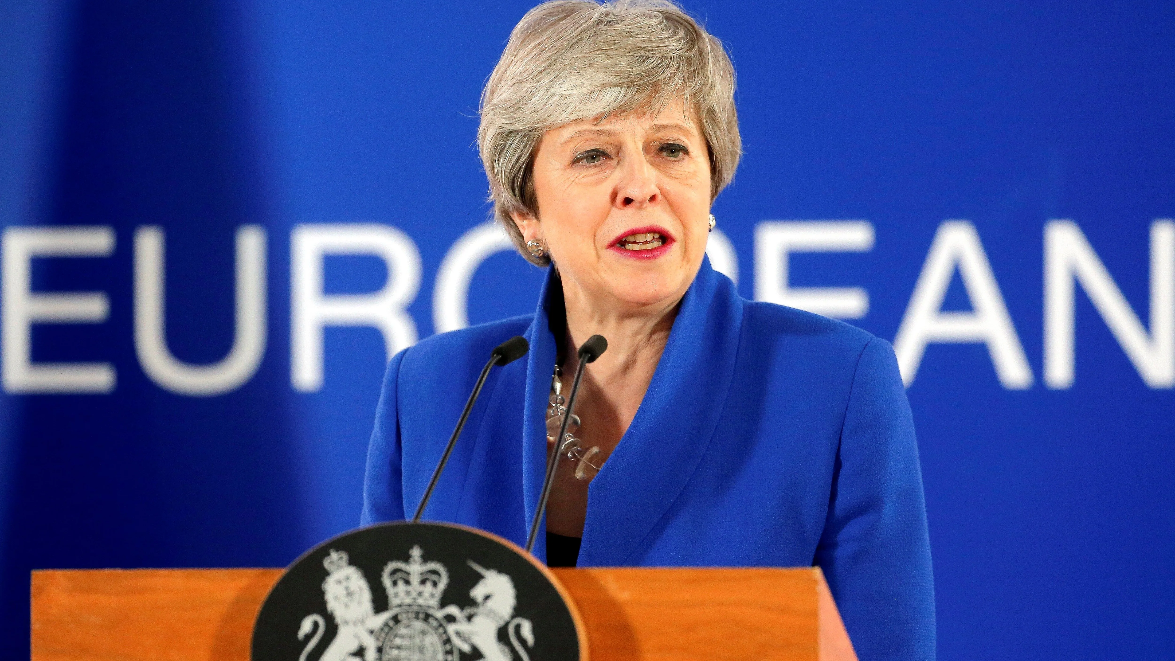 La primera ministra británica, Theresa May