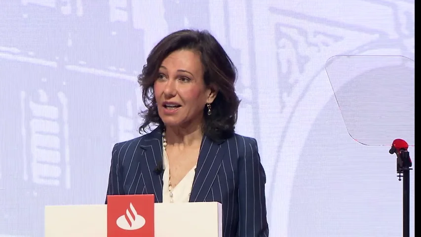 La presidenta del Banco Santander, Ana Botín