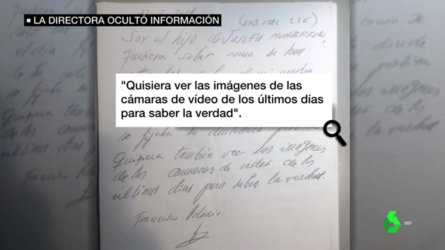 La dirección de la residencia Los Nogales conocía el terrible maltrato a los ancianos La dirección de la residencia Los Nogales conocía el terrible maltrato a los ancianos